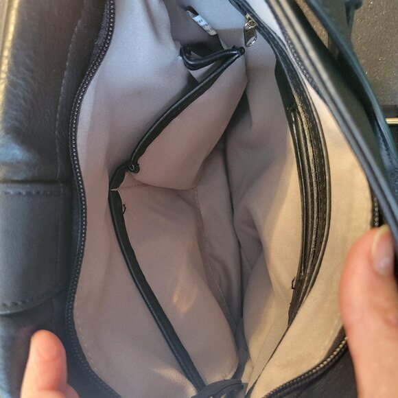 KGB Studio Black Vinyl Satchel - BRAND NEW, NEVER USED - Picture 8 of 14